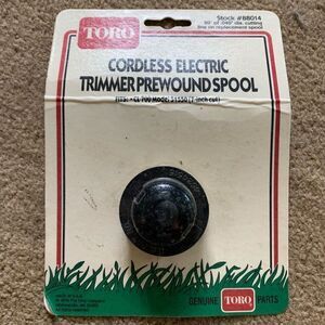 TORO Cordless Electric Trimmer Prewound Spool Stock #88014 Part 3334-120 *New*